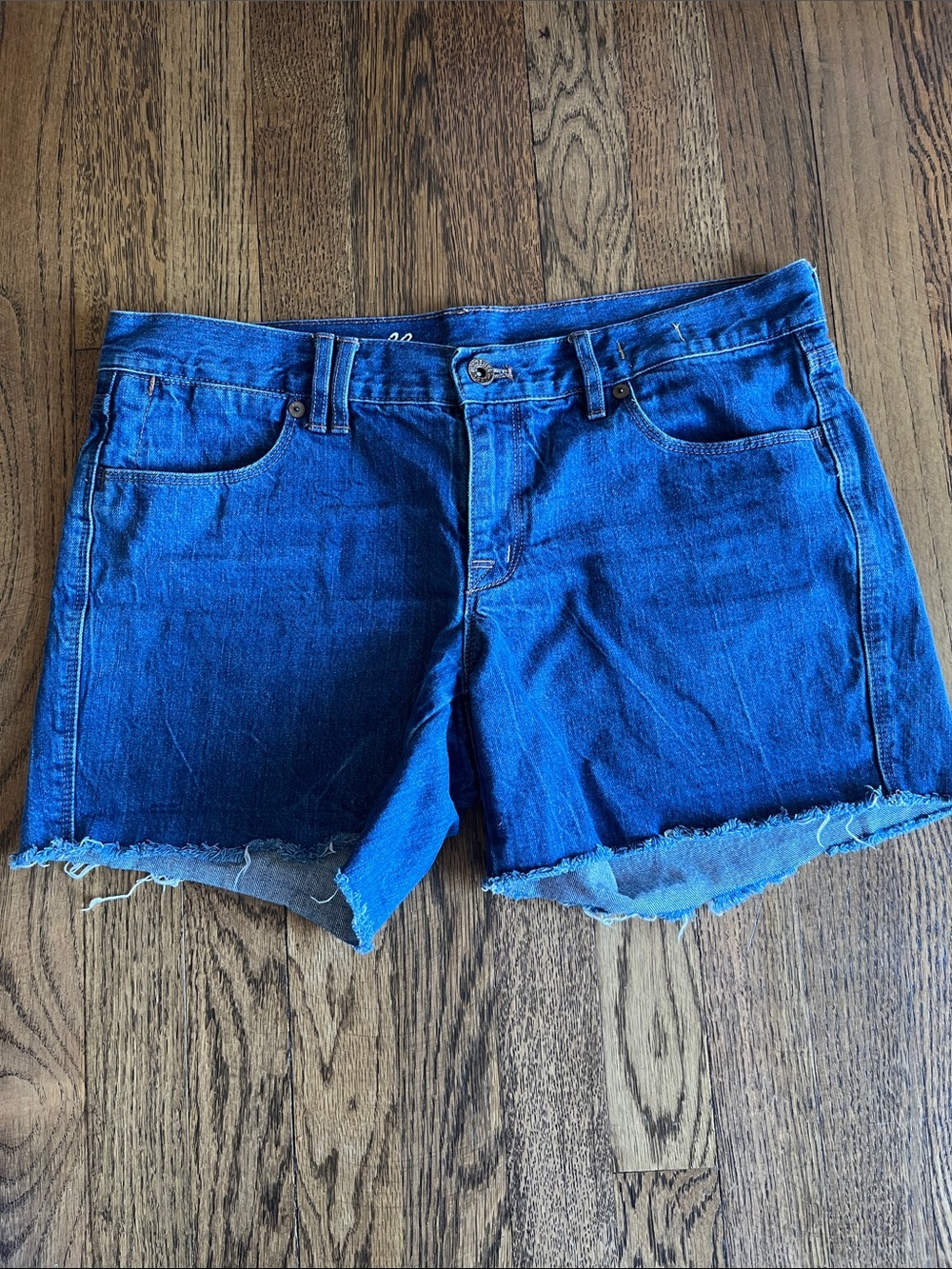 Madewell Blue Denim Cutoff Shorts